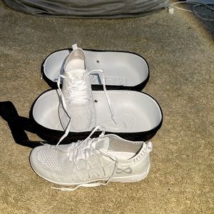 Nfinity white cheer shoes